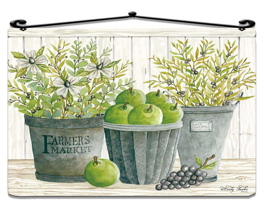 EUC GAL Planters Florals Plasma Vintage Sign