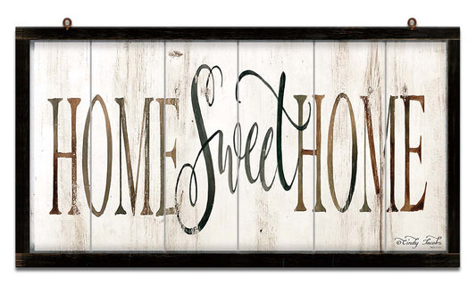 Sign Home Sweet BW Vintage Sign