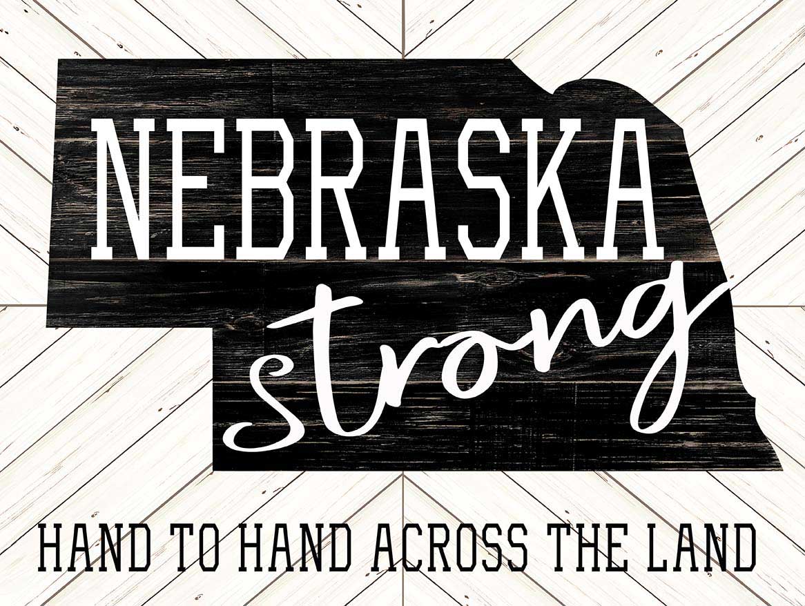 CIN255 - Nebraska Strong black hand to hand