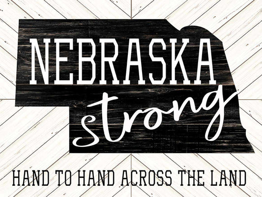 CIN255 - Nebraska Strong black hand to hand