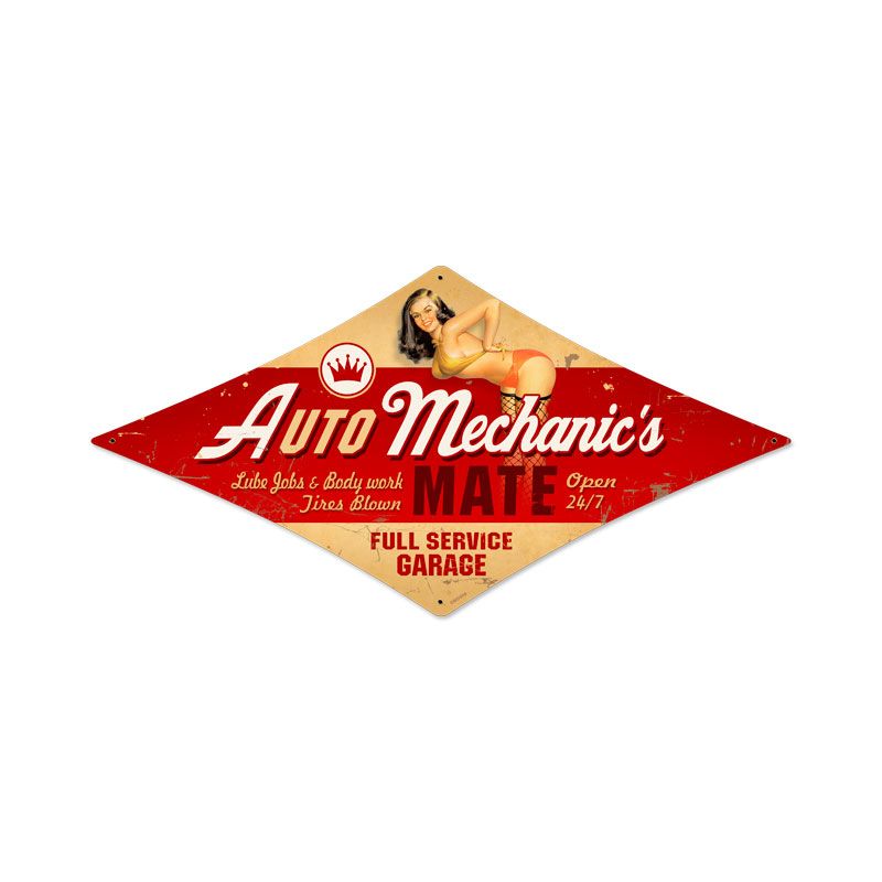 Auto Mechanic Vintage Sign