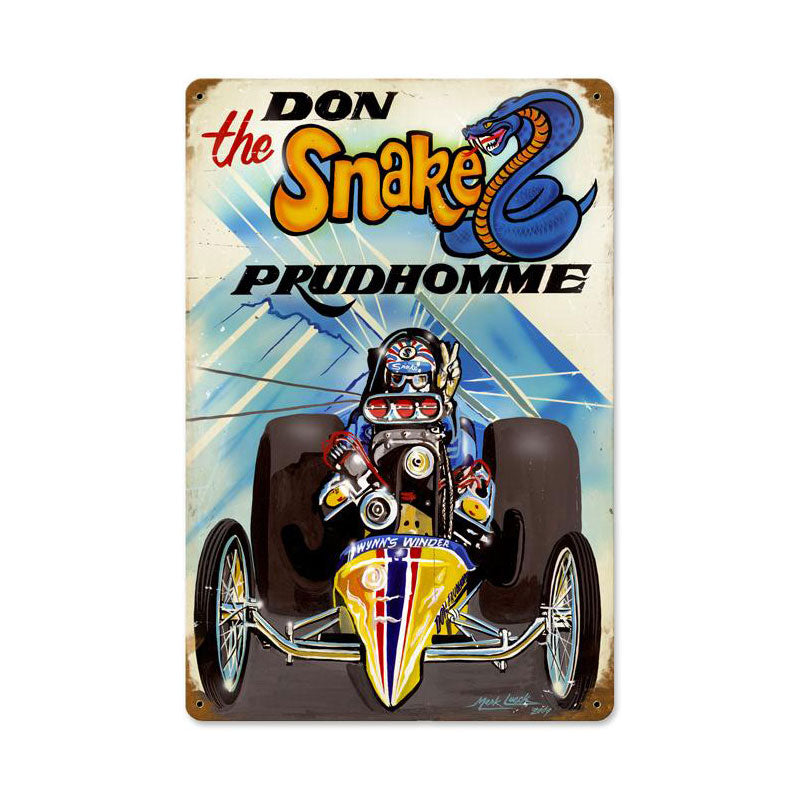 Prudhomme The Snake Vintage Sign