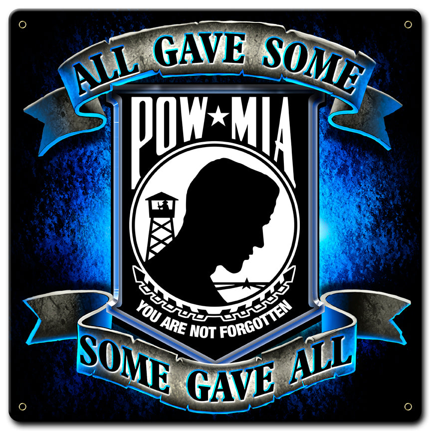Pow Mia Vintage Sign