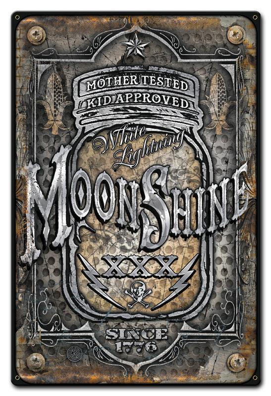 Moonshine Jar Vintage Sign