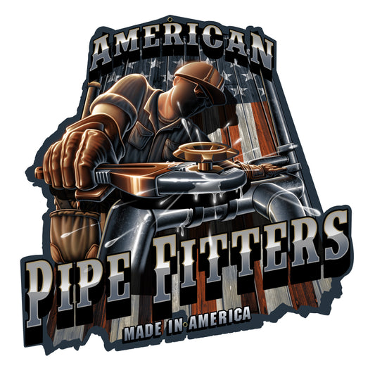 AMERICAN PIPEFITTERS Vintage Sign