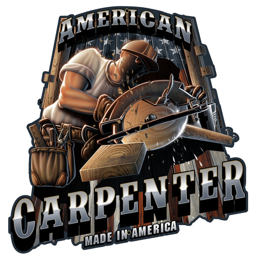 AMERICAN CARPENTER SAW Vintage Sign
