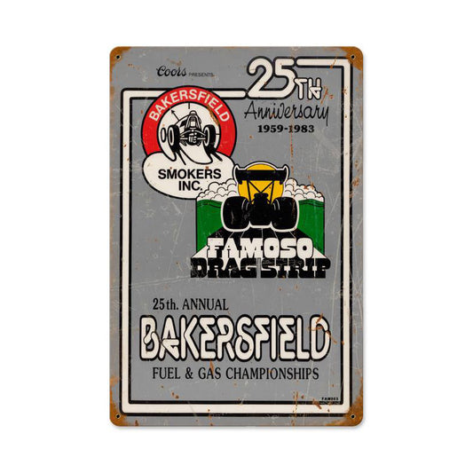 25Th Ann Bakersfield Vintage Sign