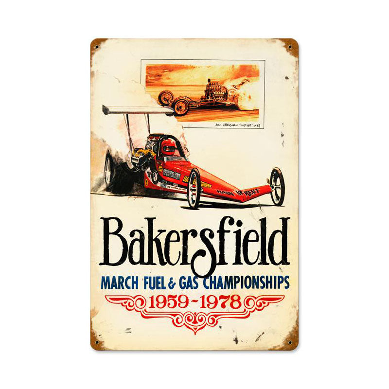 Bakersfield 59 To 78 Vintage Sign