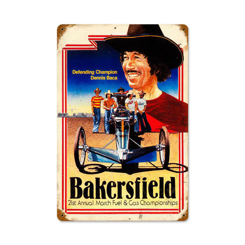 Bakersfield Baca Vintage Sign