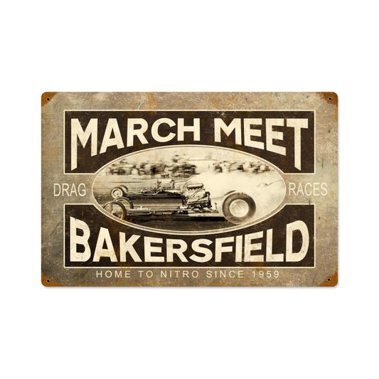 March Meet Vintage Vintage Sign