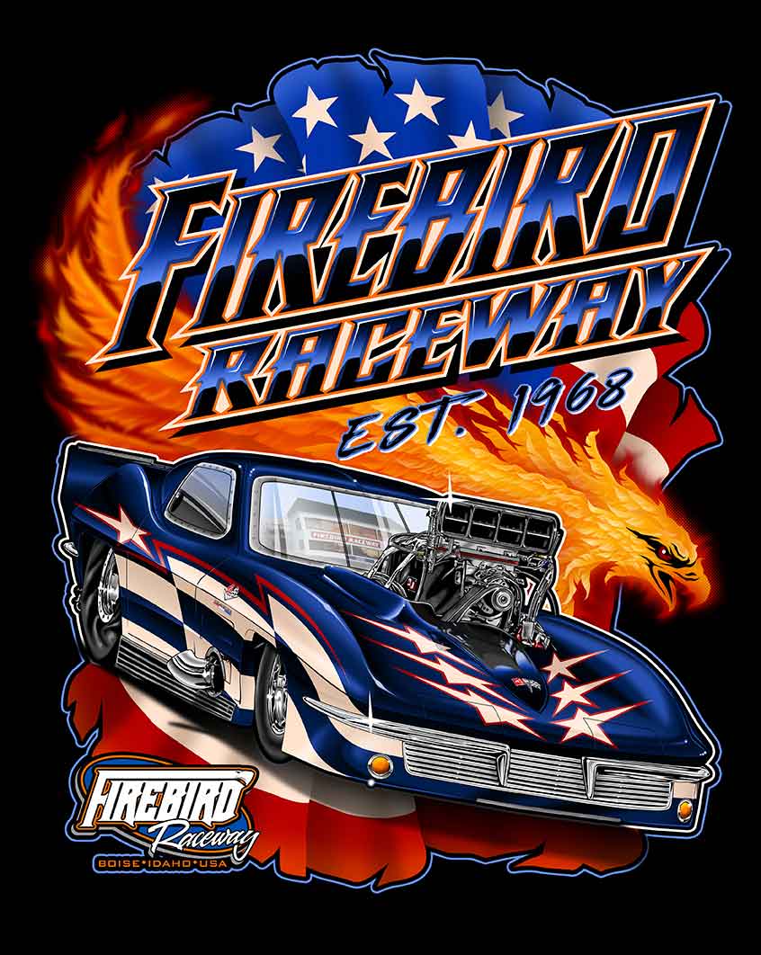 FBR013 - PLAQUE BLACK FIREBIRD RACEWAY