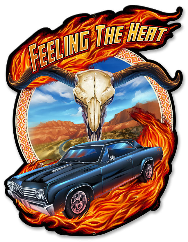 Hot Rod Steer Skull
