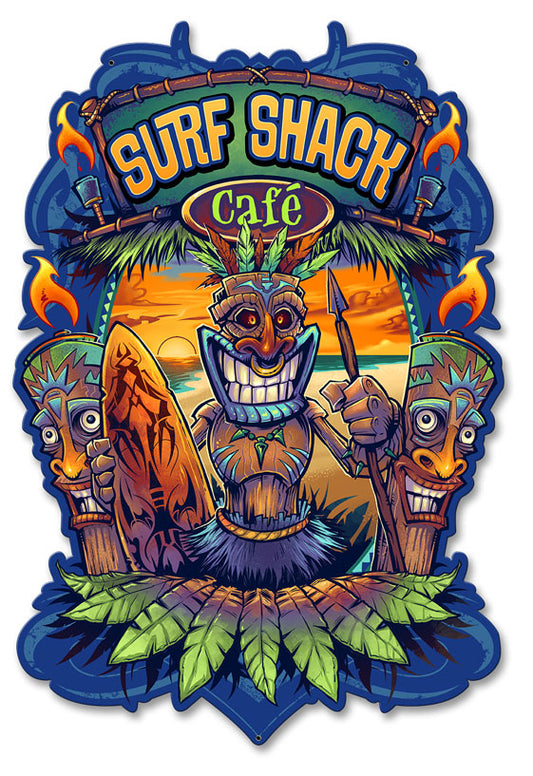 Big Kahuna Tiki Personalized Vintage Sign - Personalized