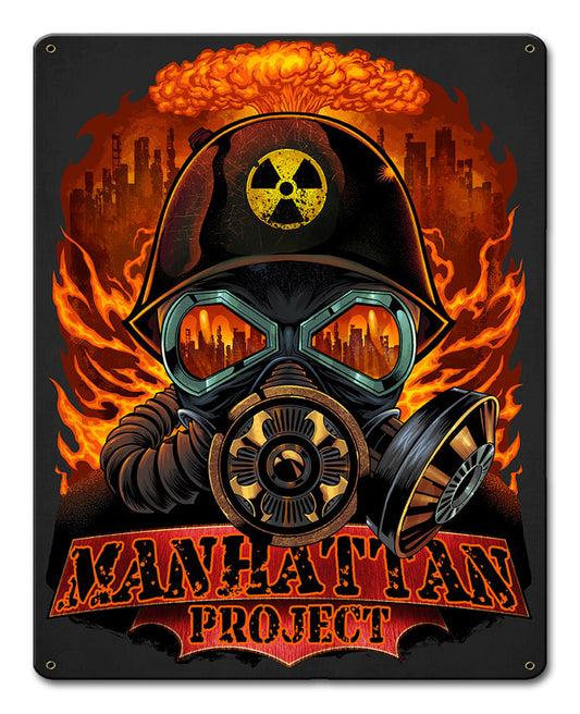 Manhattan Project Vintage Sign