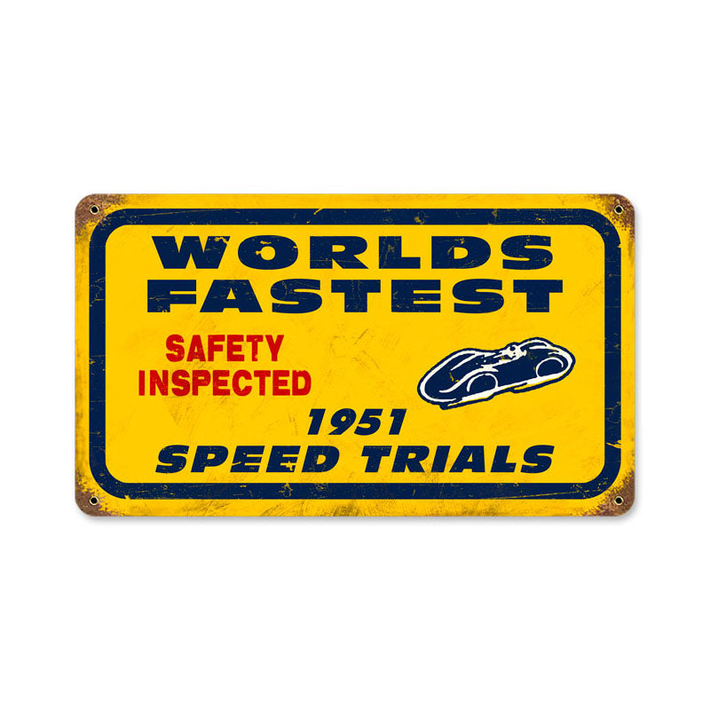 Bonneville Speed Trials Vintage Sign