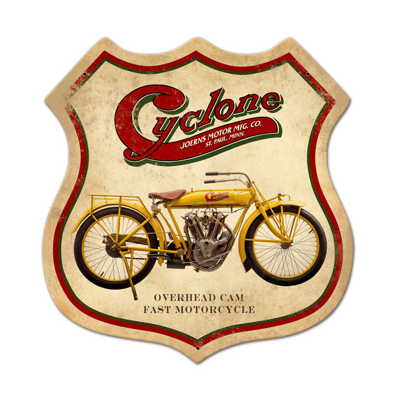 Cyclone Vintage Sign