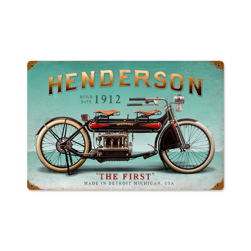 Henderson First Vintage Sign