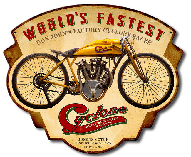 Ds Cyclone Vintage Sign