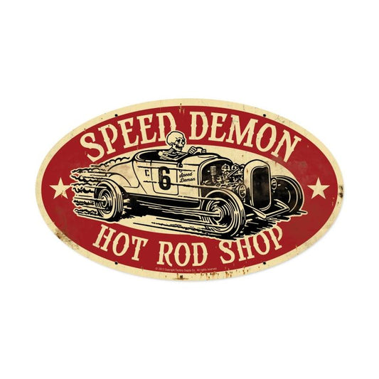 Speed Demon Hrshop Vintage Sign