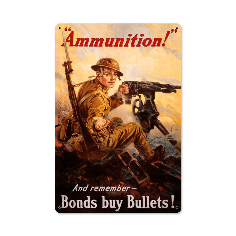 Ammunition Vintage Sign