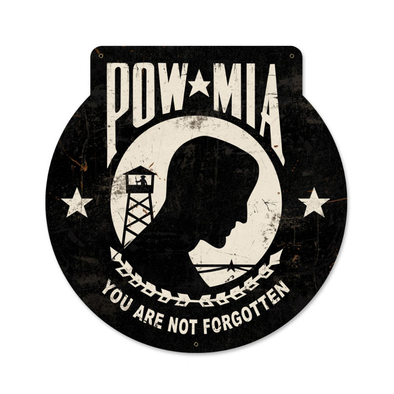 Pow Mia Vintage Sign