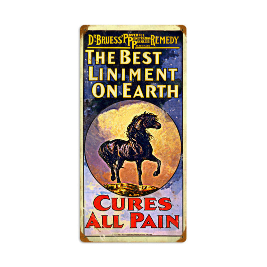 Best Liniment Vintage Sign