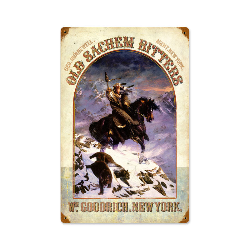 Old Sachum Bitters Vintage Sign