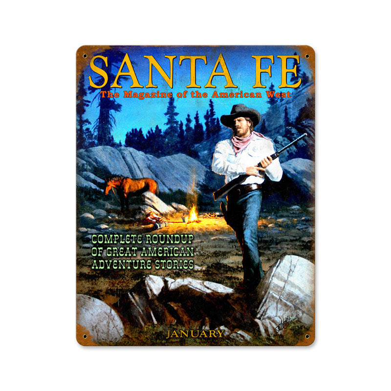 Santa Fe Ranger Vintage Sign