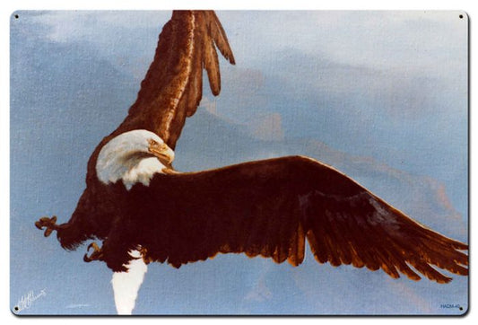 Bald Eagle Vintage Sign