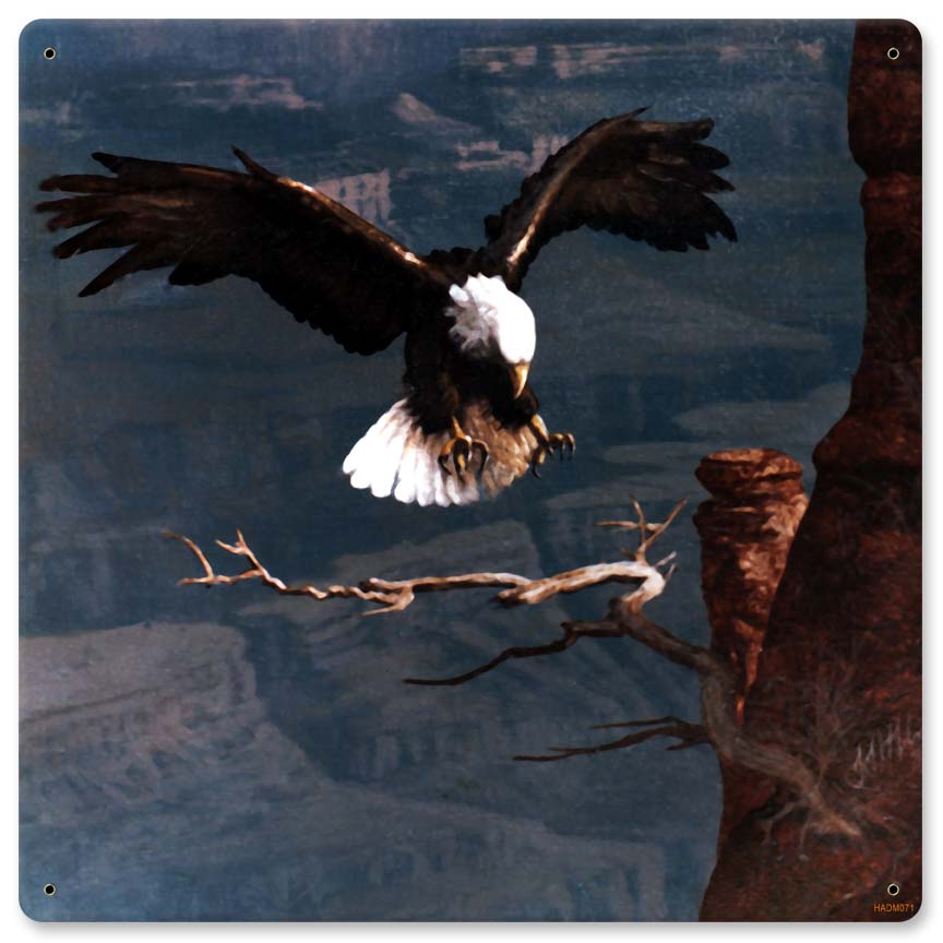 Eagle Domain Vintage Sign
