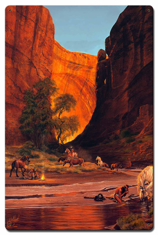 Hidden Canyon Vintage Sign
