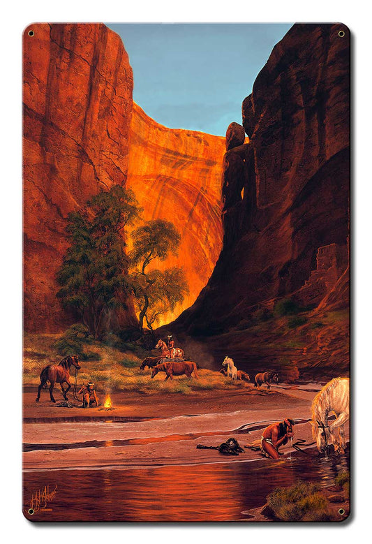 Hidden Canyon Vintage Sign