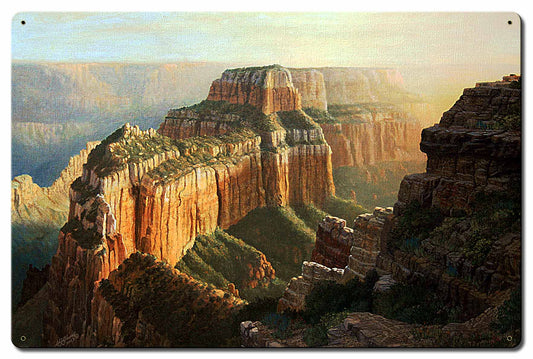 North Rim Sunset Vintage Sign