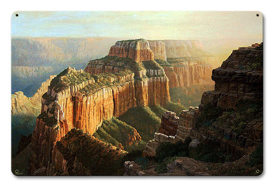 North Rim Sunset Vintage Sign