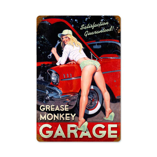 Grease Monkey Vintage Sign