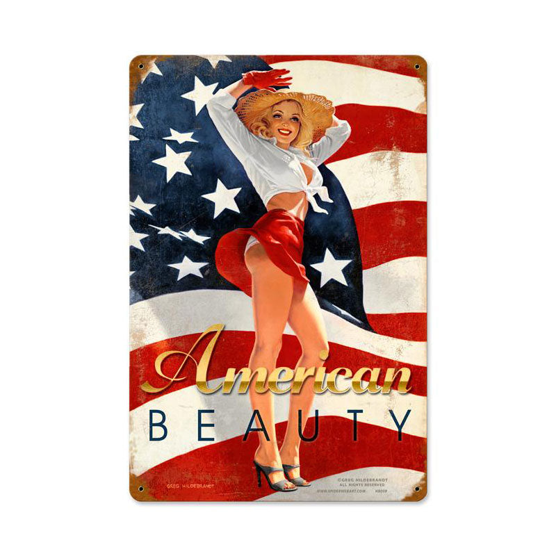 American Beauty Vintage Sign