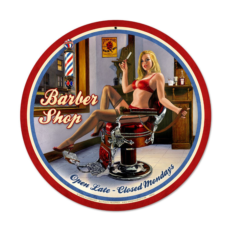 Barber Shop Vintage Sign