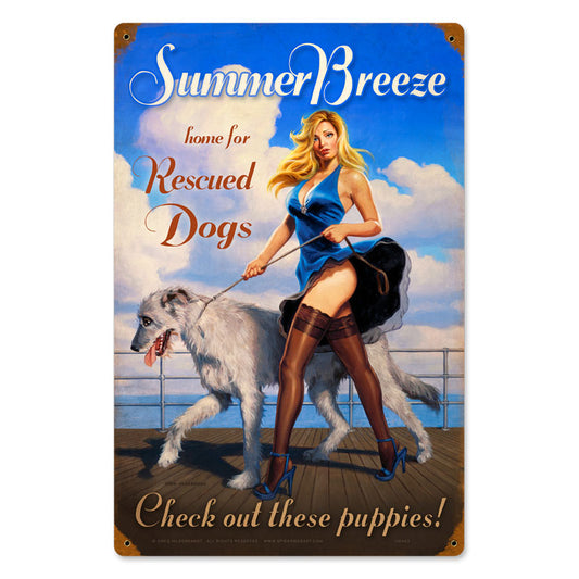 Summer Breeze Vintage Sign