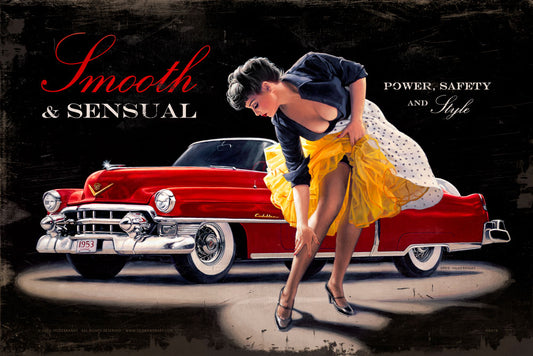 SMOOTH AND SENSUAL Vintage Sign