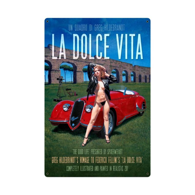 La Dolce Vita XL Vintage Sign