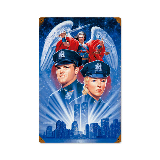 New Yorks Finest Vintage Sign