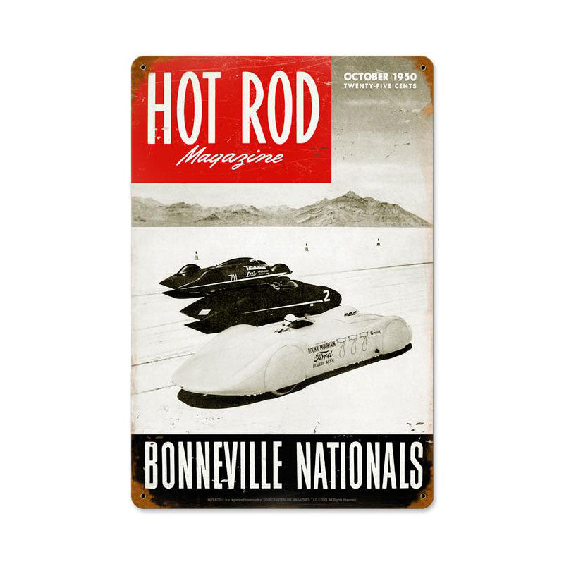 Bonneville Nationals (Oct. 1950) Vintage Sign