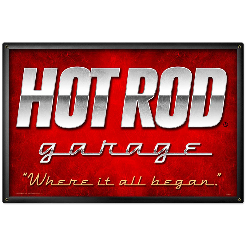 Hot Rod Garage Vintage Sign