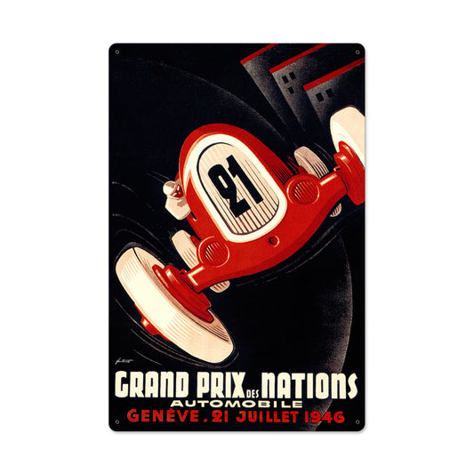 Nations Grand Prix Vintage Sign