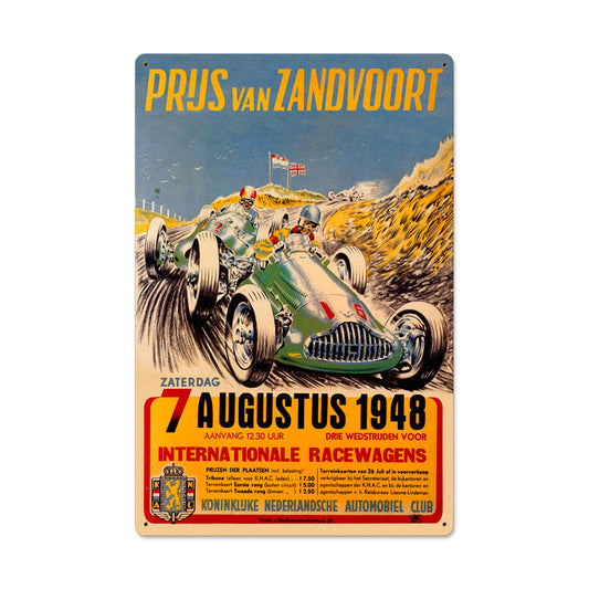 Zanvoort Grand Prix Vintage Sign