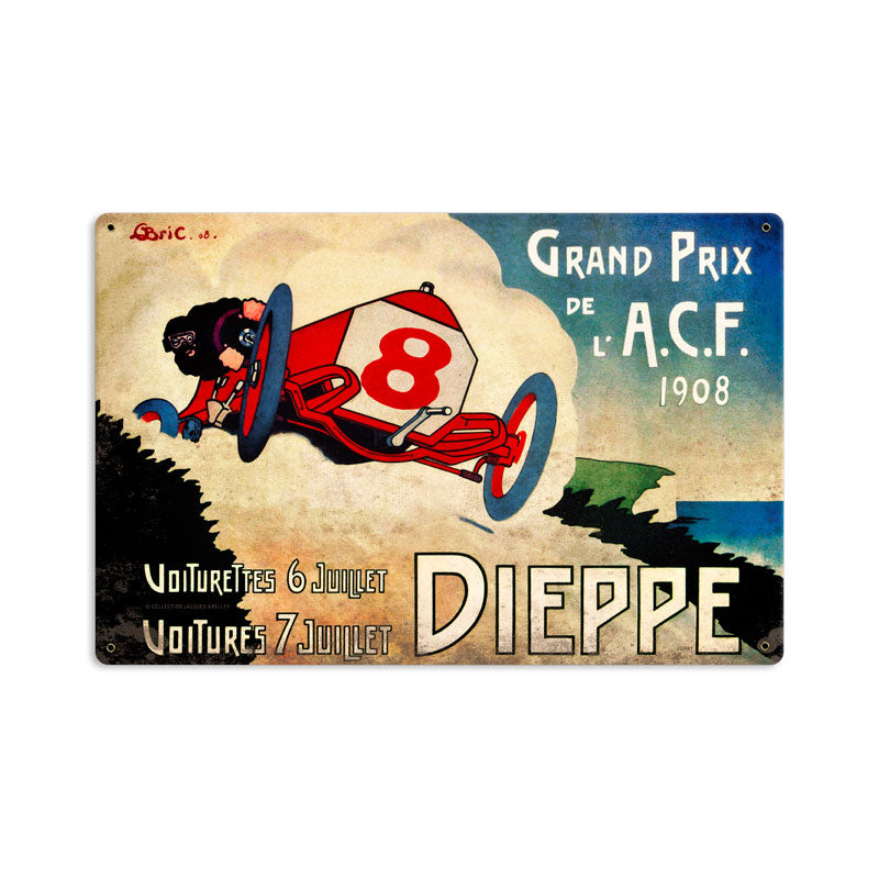 Dieppe Grand Prix Vintage Sign