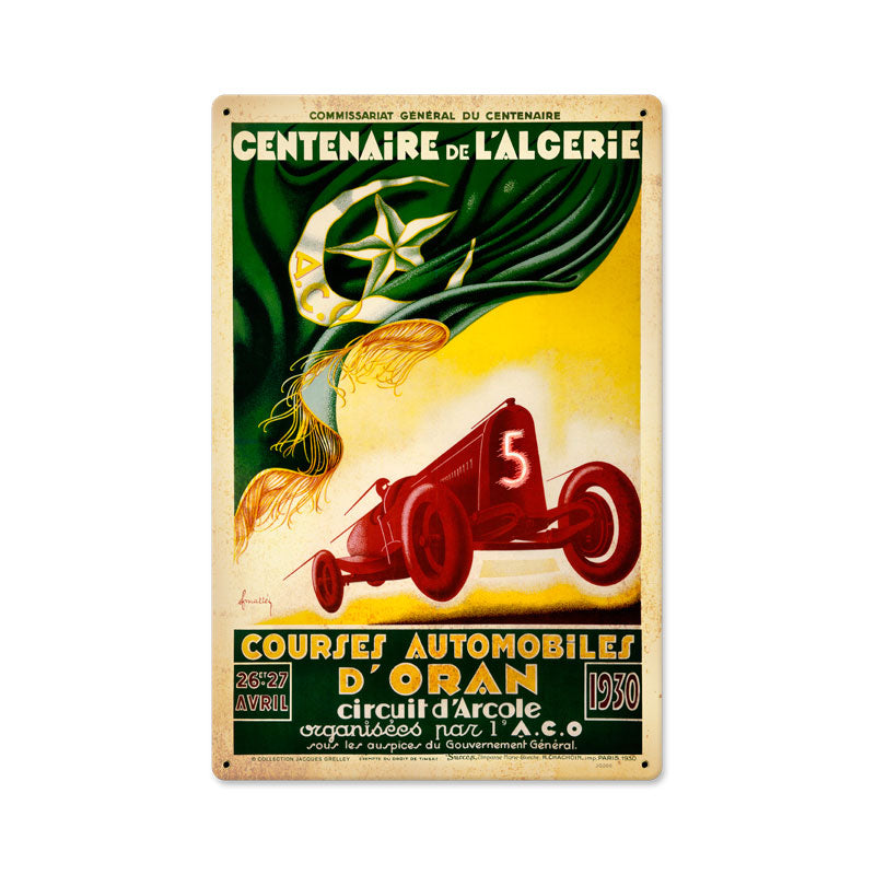 Century In Algeria Vintage Sign