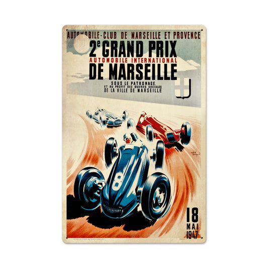 Marseille Grand Prix Vintage Sign