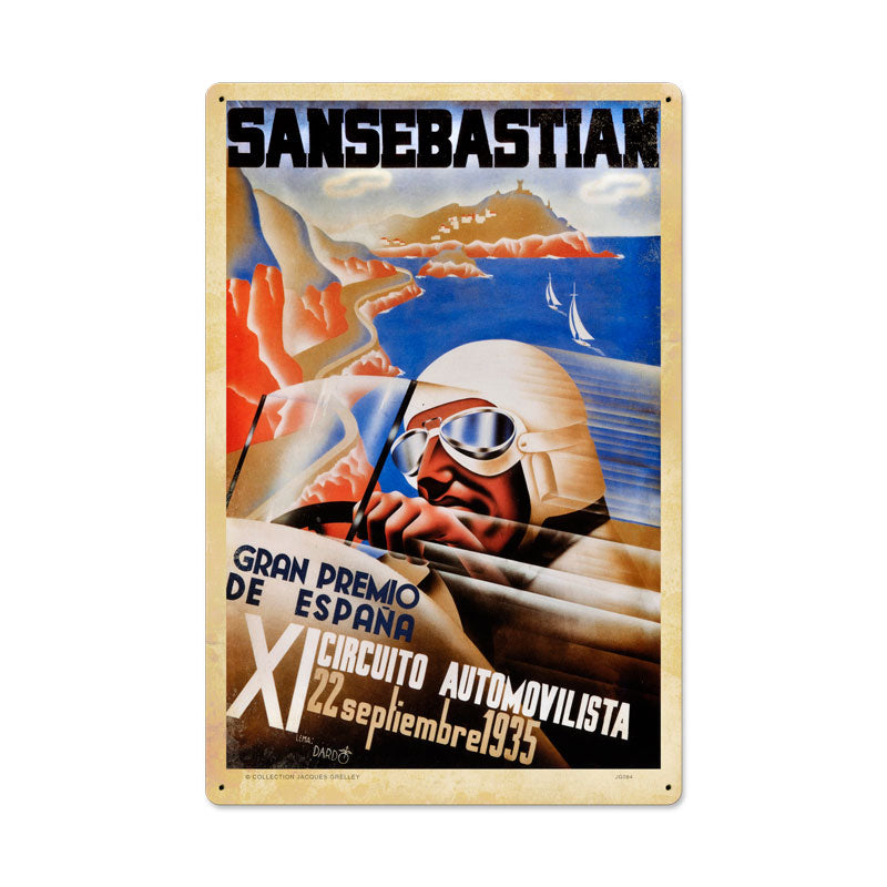 Spanish Grand Prix Vintage Sign