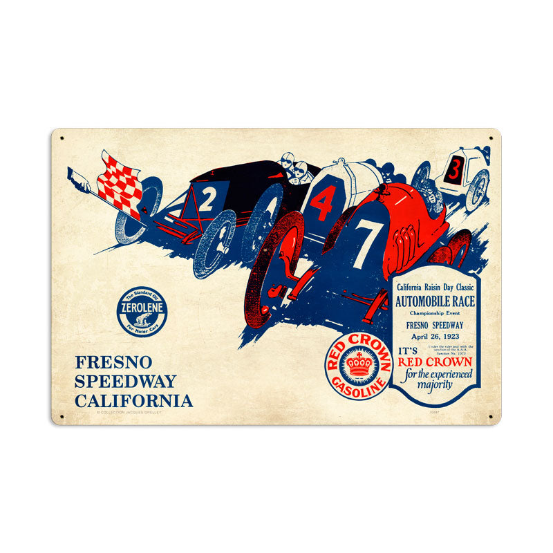 Fresno Speedway Vintage Sign